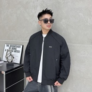 Casual Men Baseball Collar Jacket