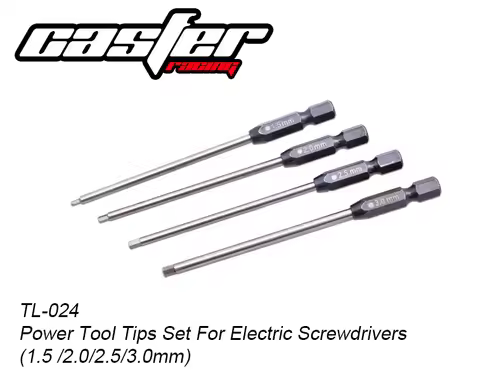 Super Hard Caster TL-024 1.5 /2.0/2.5/3.0mm Electric Screwdrivers 1/4" 6.35mm Hex Shank Diamond Powe