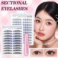 Qianyu Duoshang Segmented Lashes Natural Thickness Extensions Eyelashes Stems Eyelash G7v2