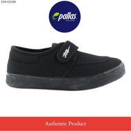 KASUT SEKOLAH PALLAS JAZZ KASUT HITAM 1 LEKAT ( SCHOOL SHOE 1 VELCRO STRAP BLACK PALLAS ) - 204-031B