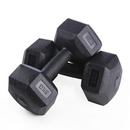 Hexagon Dumbbell Fitness Equipment Weights (Pair) / Hexagonal Dumbbell Men's Fitness Women's Rubber-