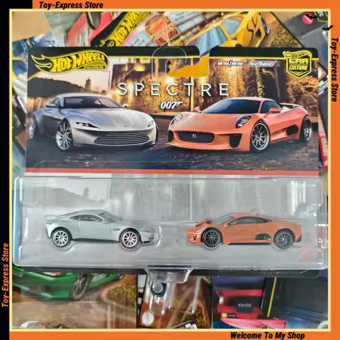 Hot Wheels Premium 2025 Car Culture 2-Packs Hotwheels 2025 1/64 Car Model Aston Martin DB10 Jaguar C