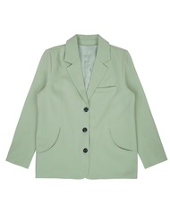 SLYQ MILKY WAY CURVE POCKET BLAZER เสื้อเบลเซอร์แขนยาวทรงหลวม