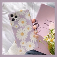 Iphone floral daisy phone case Iphone11 Iphone 7 plus Iphone 6 苹果小雏菊手机壳印花全包防摔11Pro/Max苹果X/XS/XR/SE/I
