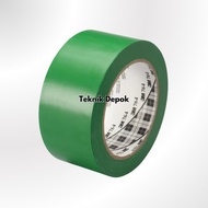 HIJAU Duct Tape 3m Line Marking 48 mm x 33 meters Green General Vinyl Tape 764 Adhesive Insulation G