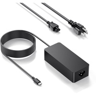 Pengecas USB C 65W Sesuai untuk LG Gram 14 15 16 17, Penyesuai Kuasa Laptop Cepat PD untuk 14Z90P 14