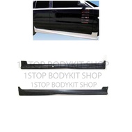 proton wira aeroback/sedan side skirt  (subaru v1) fiber (fiberglass) skirt lip bodykit 1set kiri ka