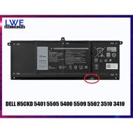 DELL H5CKD INSPIRON 5401 5505 5400 5509 5502 LATITUDE 3510 3410 4CELLS LAPTOP BATTERY