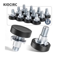 KIOCIRC 8PCS 1/4In Thread Levelers, Hardware Tools Adjustable Furniture Leveling Feet, Furniture Lev