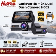 Carlover H002 4K+2K Car Dash Camera WiFi GPS 24H Parking Monitor G-Sensor DVR