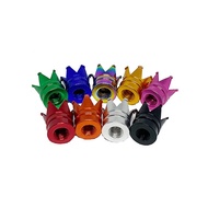Creative Aluminum Alloy Crown Valve Cap American Style Car Tire Decoration8v1Universal Thread