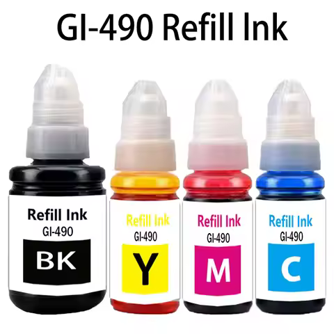GI490 GI790 GI890 Refill Dye Ink For Canon GI-490 GI-790 GI-890 For Pixma G1000 G1100 G1400 G2000 G2