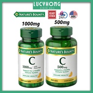 Nature's Bounty Vitamin C, Supports Healthy Immune System, Vitamin Supplement 500mg/1000mg 维生素C 维他命C