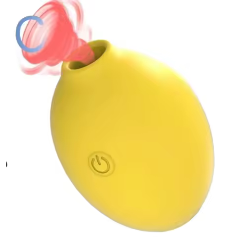Rechargeable Silicone Lemon Egg Clitoral Suction Vibrator Women G Spot Massager Nine Mode Personal I