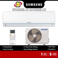 Samsung Air Conditioner (1.0HP-2.5HP) R32 S-Essential AR09TGHQABUNME / AR12TGHQABUNME / AR18TGHQABUNME / AR24TGHQABUNME