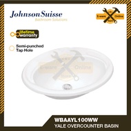 Johnson Suisse Yale Overcounter Basin Ceramic Basin Johnson Suisse Basin Toilet Basin Hand Wash Basi