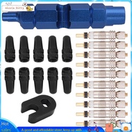10pcs Valve Core for Presta,Valve Core Bike Bicycle Replacement with 2 Valve Core Remover Tools&10 V