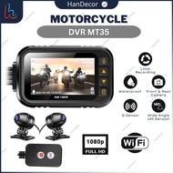 MOTORCYCLE DVR MT35 MT83B WIFI GPS | MOTORCYCLE DASHCAM CAMERA MOTORCYCLE RECORDER FULL HD 1080P WAT