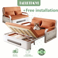 𝙍𝙚𝙖𝙙𝙮 𝙎𝙩𝙤𝙘𝙠 Folding Sofa Bed Heavy Duty Single Bed Multi-Functional Telescopic Foldable Sofa Bed 折叠沙