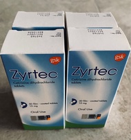 (50 Tablets Value Pack) Zyrtec 10mg Film-Coated Tablets 50s