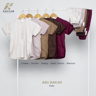 Hayzum - Family Set - Abu Bakar Kurta Kids Set Koko Pants