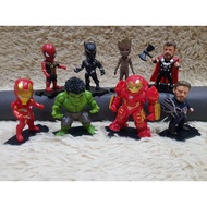 8pcs set 8cm-10cm Avenger End Game super hero figure set gifts pvc action figure