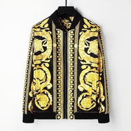 VERSACE7012 Jacket New Style Men's Jacket Trendy Casual Printed All-Match Baseball Uniform Jacket La