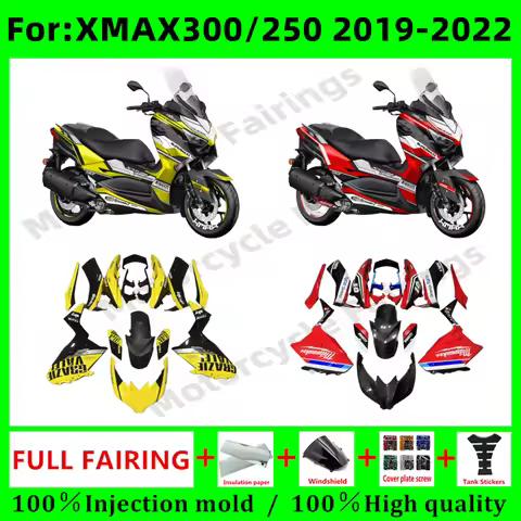 NEW Motorcycle full Fairing kit Fit For Yamaha XMAX125 XMAX250 XMAX300 XMAX400 XMAX 2019 2020 2021 2