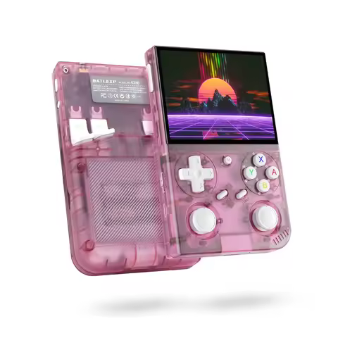 BATLEXP G350 Handheld Game Console 3.5'' IPS Screen Linux System Dual Joystick Vibration Motor Retro
