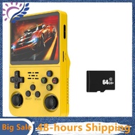 R36S Handheld Game Console 3200mah Battery 3.5Inch IPS Screen 64GB Video Storage Dual 3D Joystick