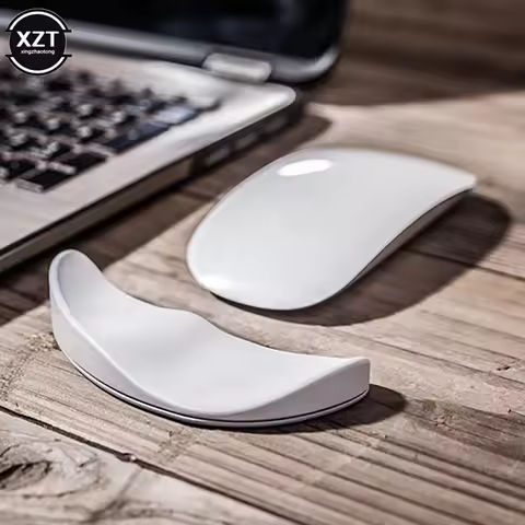 Left/Right Hand Ergonomic Mouse Pad Wrist Pad Silicon Gel Non-slip Streamline Wrist Rest Support Mat