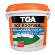 TOA 201 ROOFSEAL 4kg Green Acrylic Waterproof Sealant for Roof & Deck