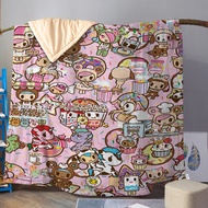 Tokidoki unicorn  quilt light blanket cartoon comforter summer quilt blanket cotton soft washable