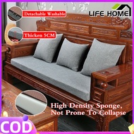 Sofa Foam Pad for Wood Set 1/2/3/4 Sofa Seater Cushion Thickening High-density Sponge Anti-Skid Protector Sofa Cushion Bench Cushion