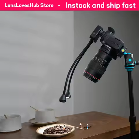 JJC Ajustable Brightness Macro Photography Lighting LED Macro Arm Light with for Canon Nikon Sony Ol