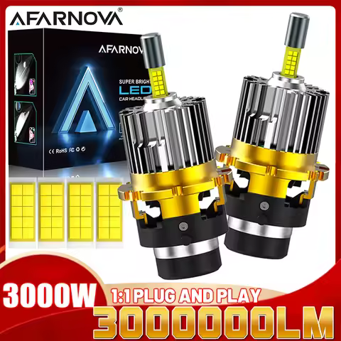 360 LED Car Headlight Xenon Bulb HID 1:1 D2S D4S Canbus D1R D2R D3R D4R LED Turbo Car Lamp D1S D3S M