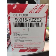 Toyota Oil Filter 90915-YZZE2, Camry ACV30 ACV40 ACV50, Wish ZNE10, Estima ACR30 ACR50, Altis ZZE121 ZZE122 ZZE141/2