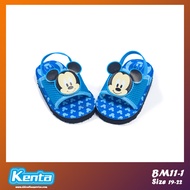รองเท้าเด็กผู้ชาย รองเท้าแตะเด็ก รองเท้าแตะสวมรัดส้น Mickey Mouse รุ่น kenta BM11-1
