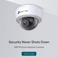 TP LINK VIGI C230I 3MP Infrared Audio Indoor Dome CCTV IP CameraAI Human & Vehicle DetectTP link