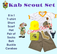 8in1 kab Scout Uniform Complete set for kids boy{size 10 to XL}