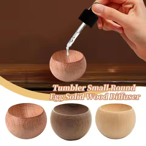 Bougainvillea Small Round Egg Solid Wood Spread Fragrance Wood Natural Aroma Long-lasting Fragrance 