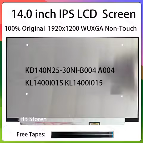 14' IPS Laptop LCD Screen KD140N25-30NI-B004 A004 KL1400I01S KL1400I015 Display Panel Matrix 1920x12