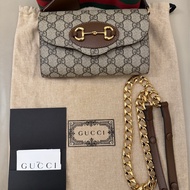 Gucci Horsebit 1955系列馬銜信封包小款