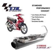 EJM LC135 V1 28MM RACING EKZOS PIPE STD OPEN E POWER BELANG PIPE RACING STANDARD OPEN EXHAUST 135LC 