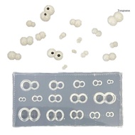 【CH*】 Chic Miniature Dolls with Unique Eye Designs Silicone Mould for Handmade Studios