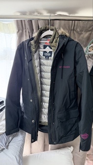 Columbia Omni heat 三合一羽絨外套 S 碼