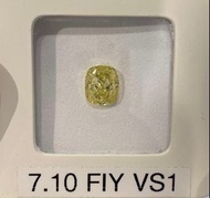 Gia 7.10 ct fancy intense yellow vs1 💎