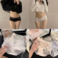 Combo of 15 super soft, high-quality silk lace women's underwear, high-waisted, wavy with 7A stamp -