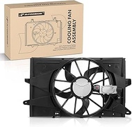A-Premium Engine Radiator Cooling Fan Assembly Compatible with Ford Taurus 2008-2012, Taurus X 2008-
