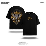BUJANG ORGEN T-Shirt - " KING " - Regular Fit Black Series T-Shirt